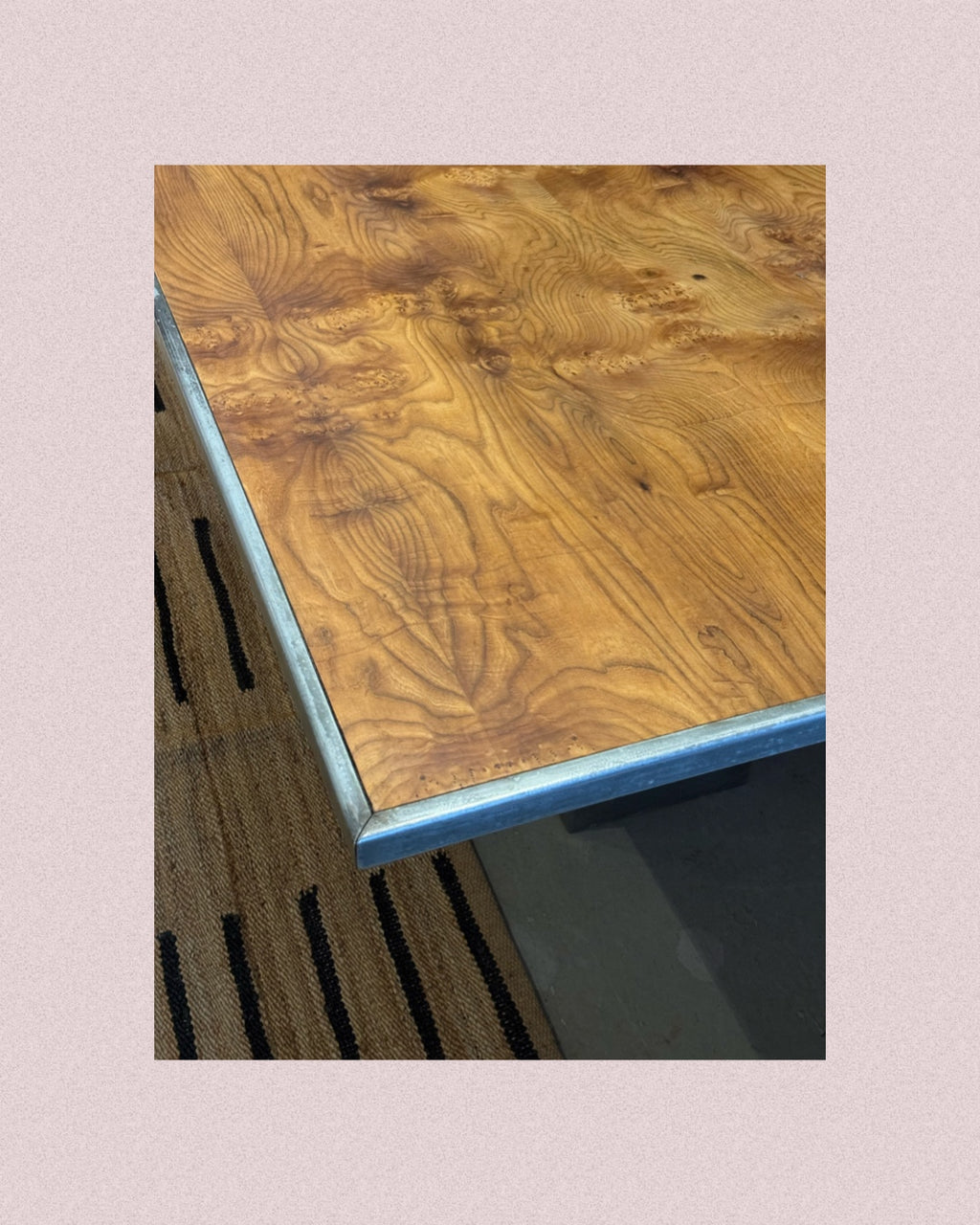 Industrial dining table