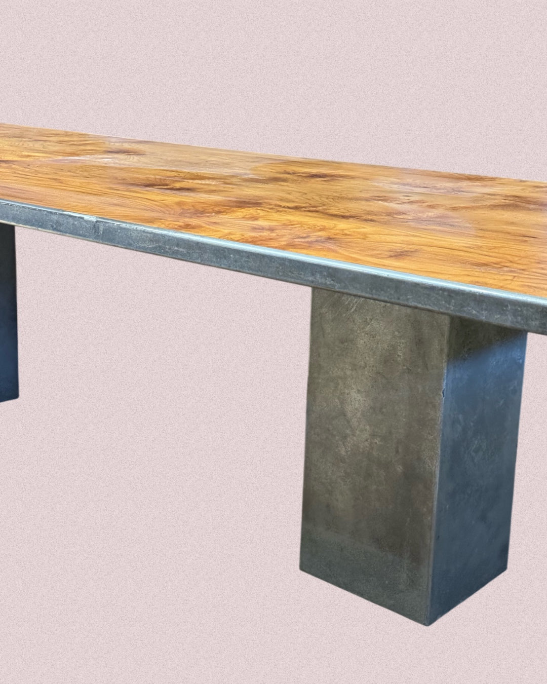 Industrial dining table