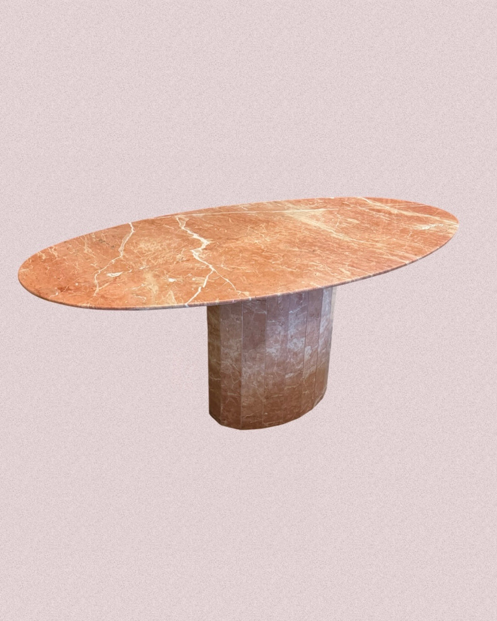 Elliptical dining table