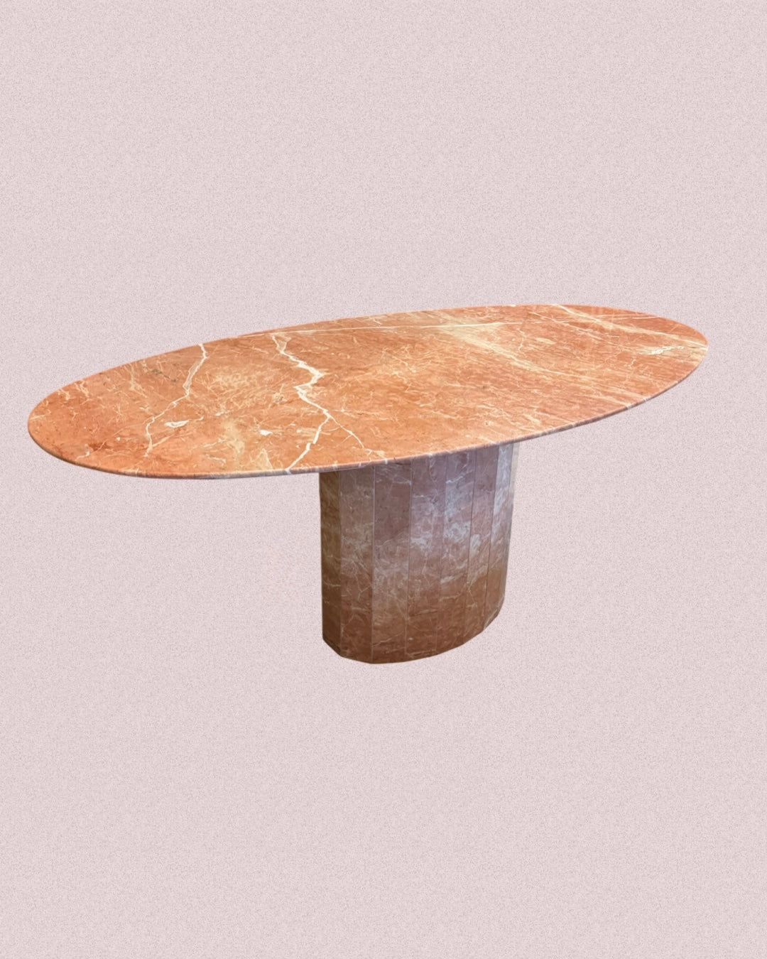 Elliptical dining table