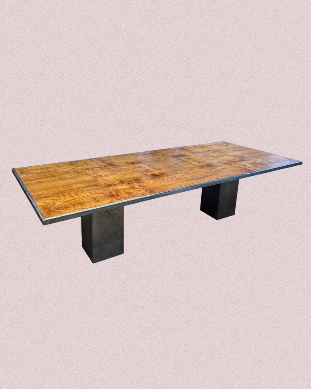 Industrial dining table